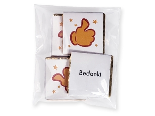 Bedankt Chocolaatjes Per 5 stuks