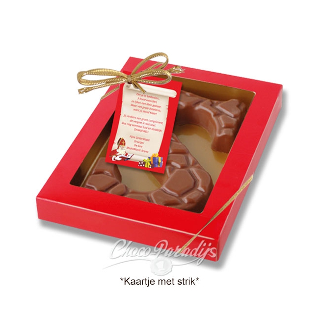 Chocoladeletter S 135 gram SNELLE LEVERING