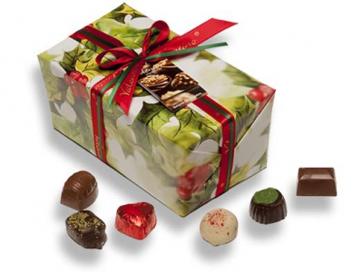 Ballotin Kersthulst <br>65 Pralines / 935 gram