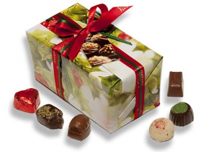 Ballotin Kersthulst <br>48 Pralines / 700 gram