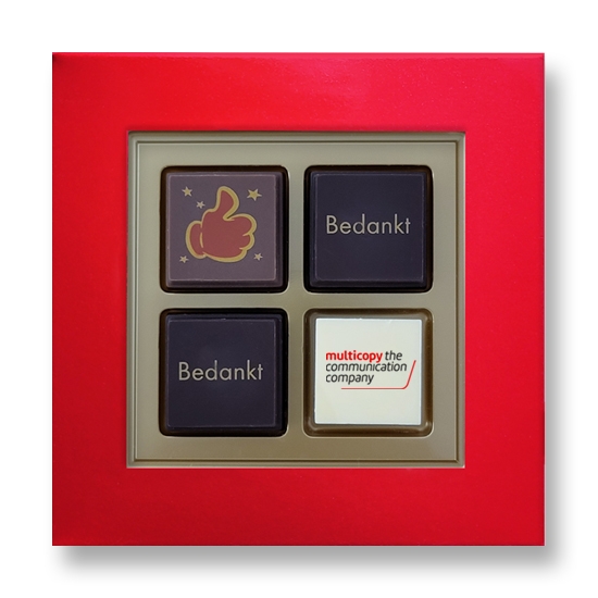 Bedankt Pralines Per 4 stuks