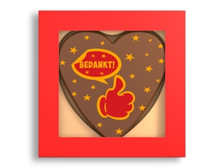 chocolade Hart<br/> Bedankt