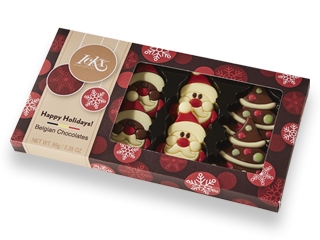 Happy Santa's en Kerstbomen