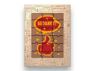 Chocolade Puzzel<br /> Bedankt