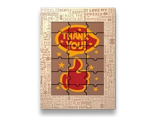 Chocolade Puzzel<br /> Thank You