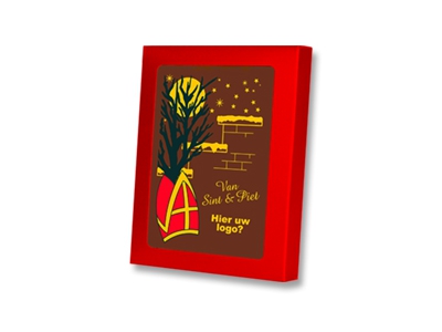 Sinterklaaskaart tablet <br>met uw logo