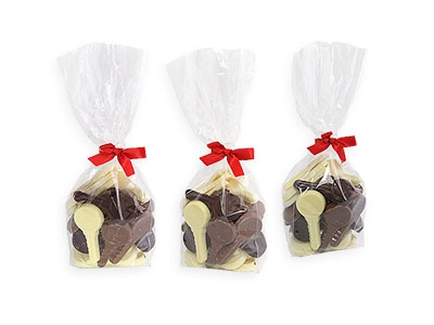 Chocolade Sleutels <br>6,5 gram / 7 gram <br>Per 250 gram verpakt
