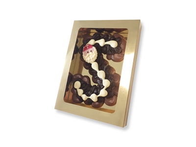 Extra grote <br>Chocolade Spuitletter