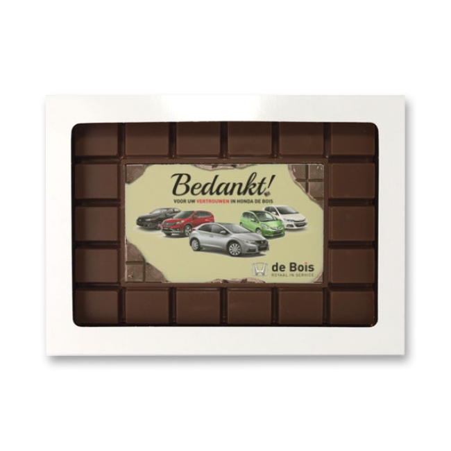 Chocolade breektablet *Rechthoek*