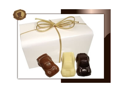 Ballotin Chocolade auto's groot