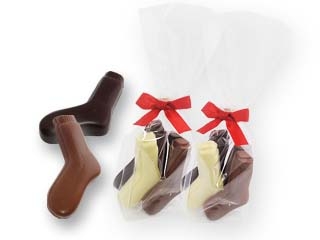 Chocolade Sokken<br> Per 100 gram