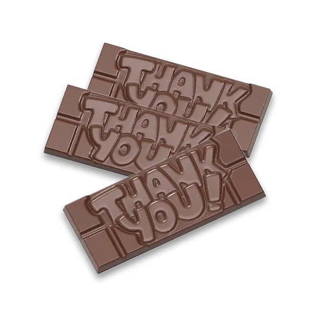 Thank You chocolade reep