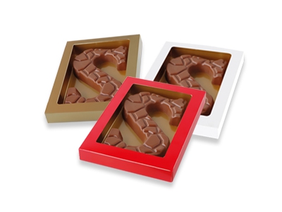 Chocoladeletter 135 gram <br>Schildpadmotief