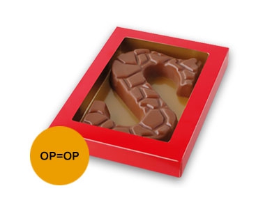 Chocoladeletter S 135 gram <br/>SNELLE LEVERING