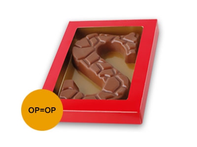 Chocoladeletter S 175 gram <br/>SNELLE LEVERING