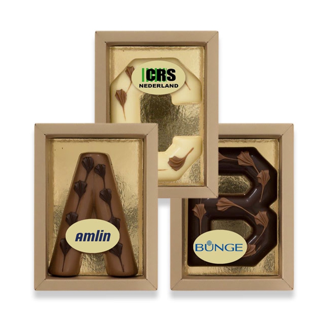 Bamboe letter 100 gram met logo