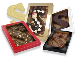 Chocoladeletters <br/ > zonder logo