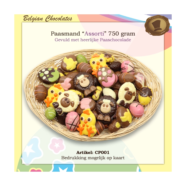 Assorti 750 gram Paaschocolade