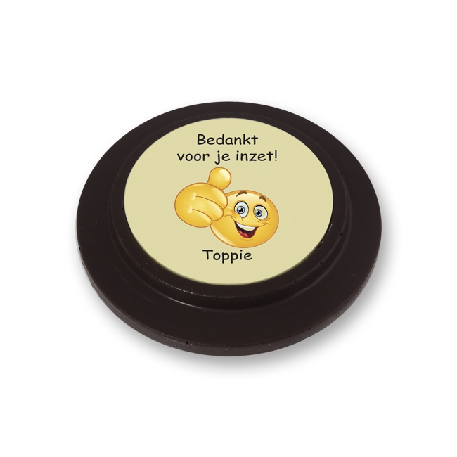 Promo Rond Bedankt voor je inzet