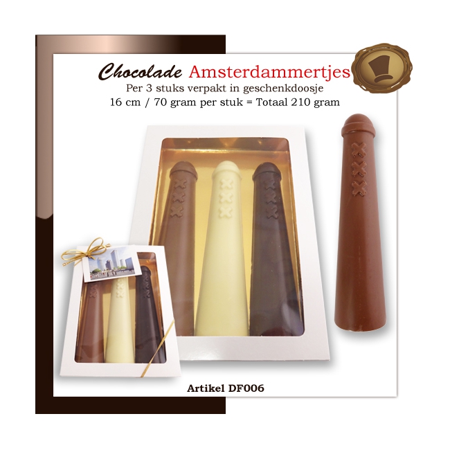 Chocolade Amsterdammertjes Geschenkverpakking