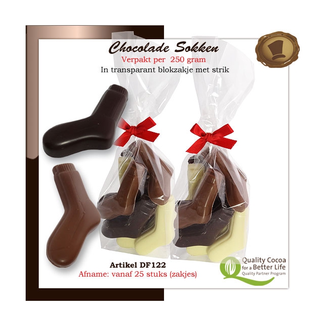 Chocolade Sokken Per 250 gram