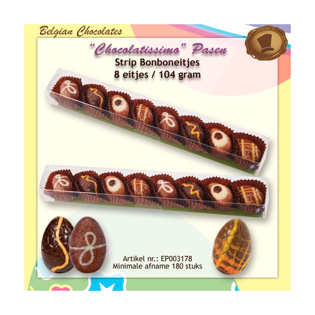 Transparante Strip Paas Bonboneitjes