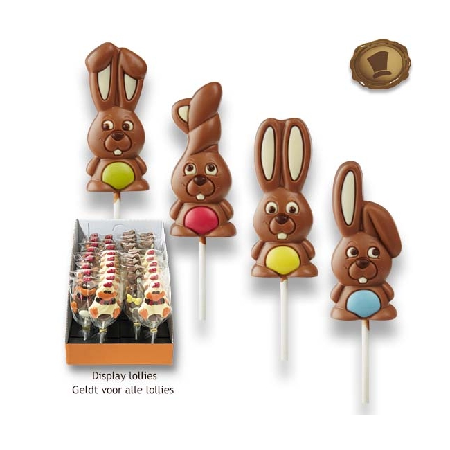 Chocolade Paaslollies Funny Bunnies