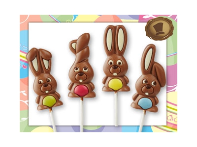 Chocolade Paaslollies <br>Funny Bunnies