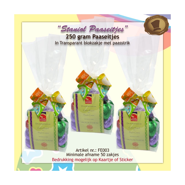 Blokzakje Paaseitjes 250 gram