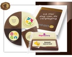 Chocolade met uw logo