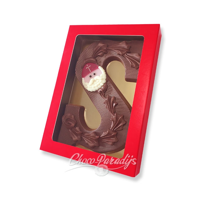 Luxe Gedecoreerde chocoladeletter