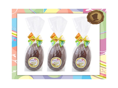 Chocolade Paasei <br>70 gram - 10 cm