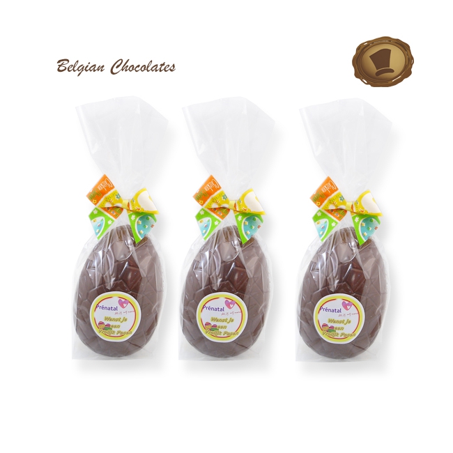 Chocolade Paasei 70 gram - 10 cm