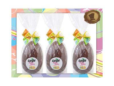 Chocolade Paasei <br>160 gram - 14,5 cm