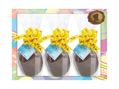 Chocolade Paasei <br>250 gram - 17 cm