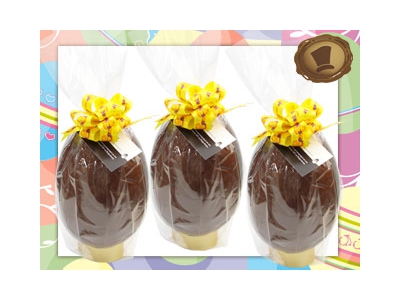 Chocolade Paasei <br>300 gram - 18,6 cm