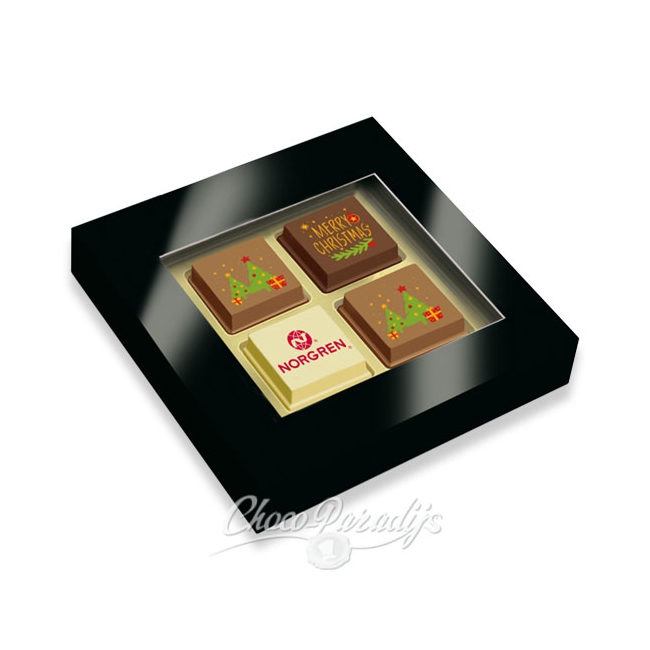 Premium Kerst Pralines 4 stuks