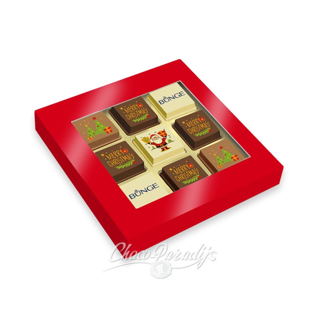 Premium Kerst Pralines 9 stuks