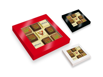 Premium Kerst Pralines <br/>9 stuks