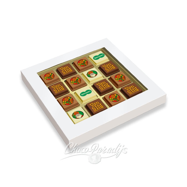 Premium Sint Pralines 16 stuks met logo