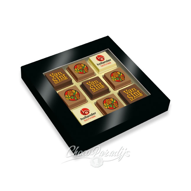 Premium Sint Pralines 9 stuks met logo