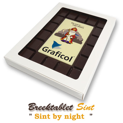 Chocolade Breektablet Sinterklaas - By Night