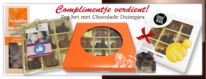 Chocolade Duimpjes Compliment