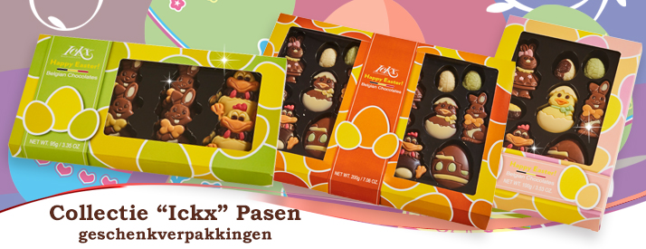 Chocolade collectie Ickx Pasen