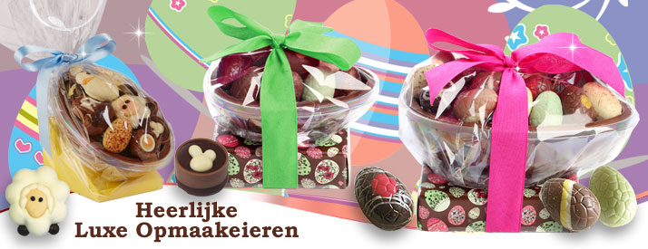 Luxe Chocolade Opmaak Paaseieren