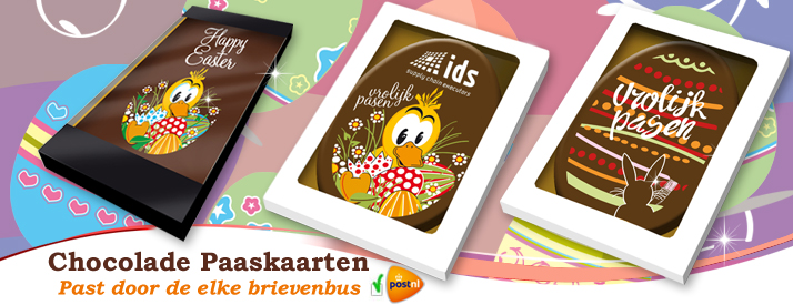 Chocolade Paaskaarten