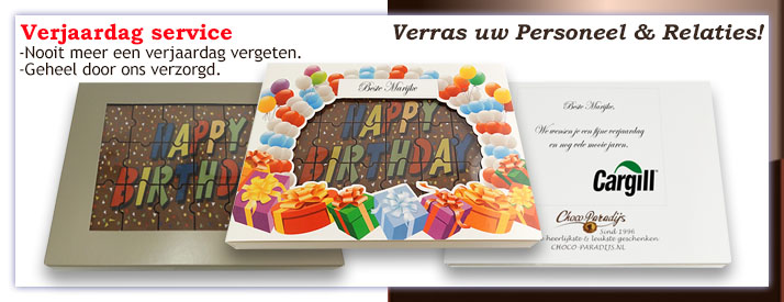 Verjaardags service - Happy Birthday