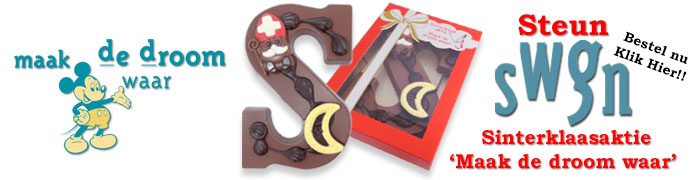 Chocoladeletters Sinterklaasaktie SWGN 2022
