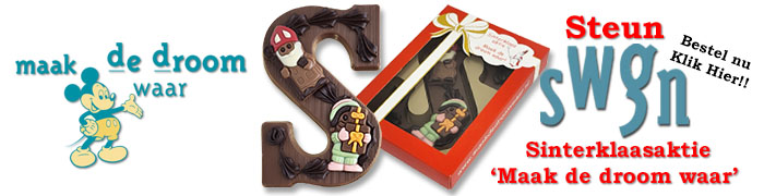 Chocoladeletters Sinterklaasaktie SWGN 2022