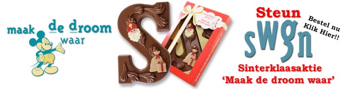 Chocoladeletters Sinterklaasaktie SWGN 2025